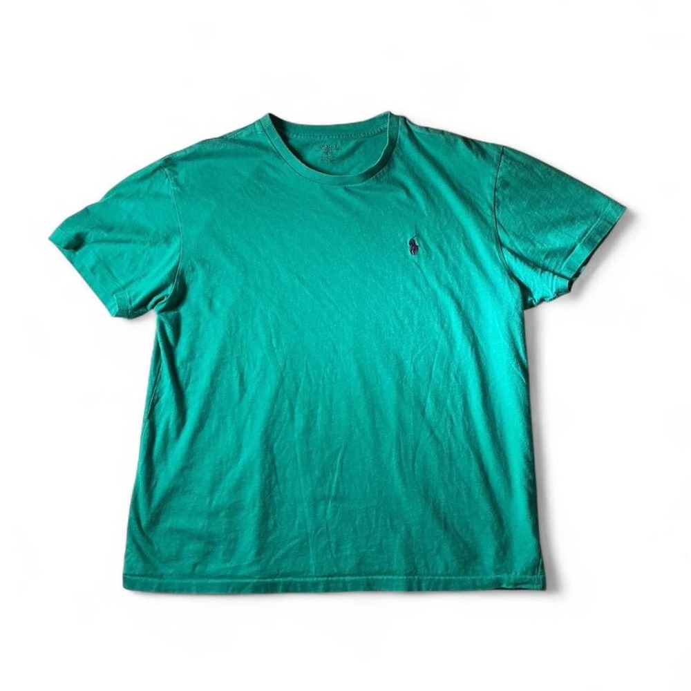 Polo Ralph Lauren Green T-Shirt Pony Logo Casual‎ Menswear